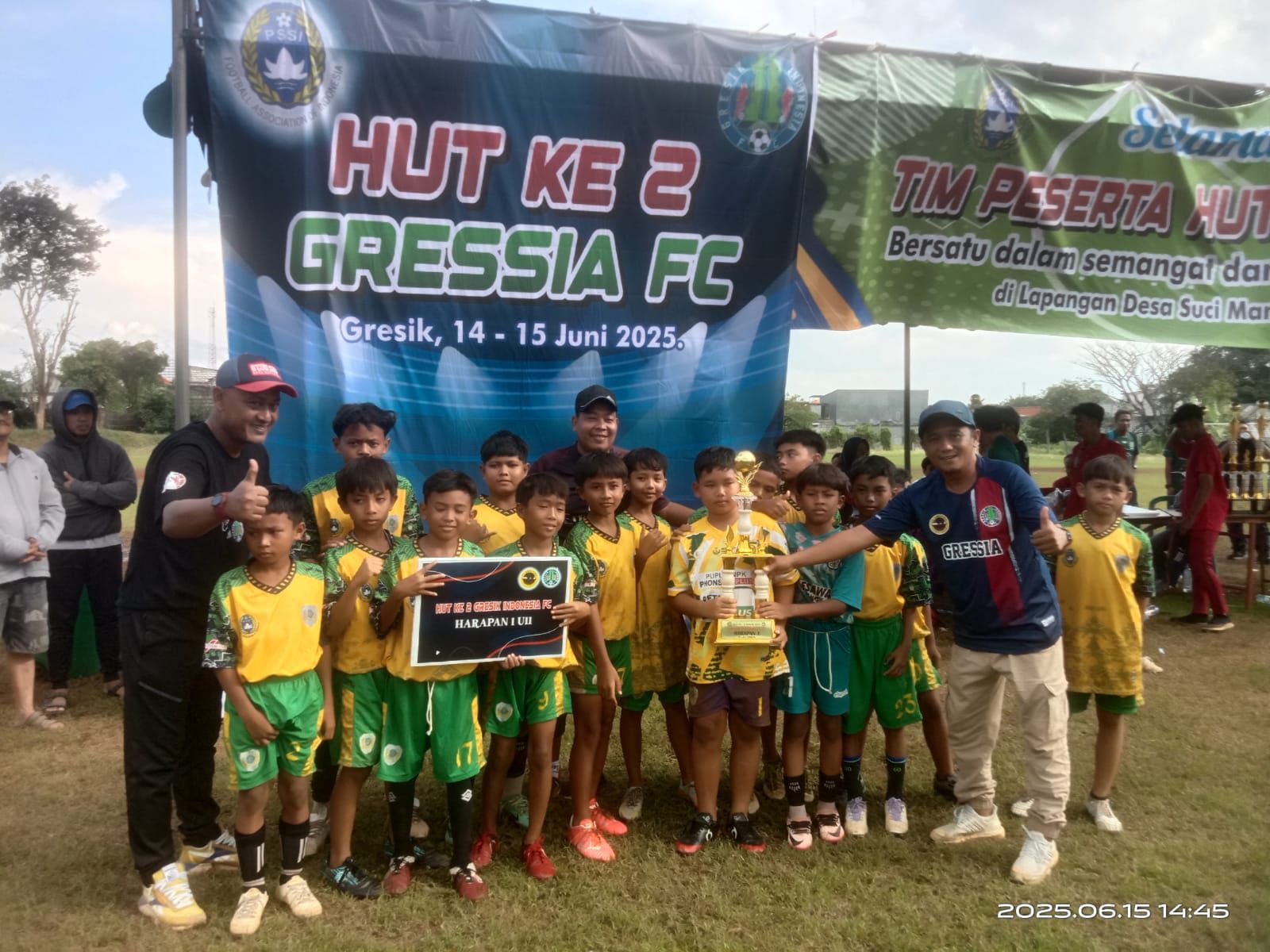Dua Pemain Binaan Lowayu FC Wakili GRESTARA dalam Turnamen GRESSIA Anniversary ke-2, Raih Juara Harapan 1
