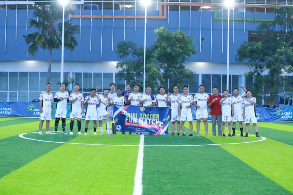 Karang Taruna Kabupaten Gresik Gelar Fun Game Mini Soccer: Pererat Silaturahmi dan Semangat Kebersamaan Pemuda